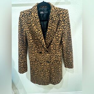 Zara Leopard Coat